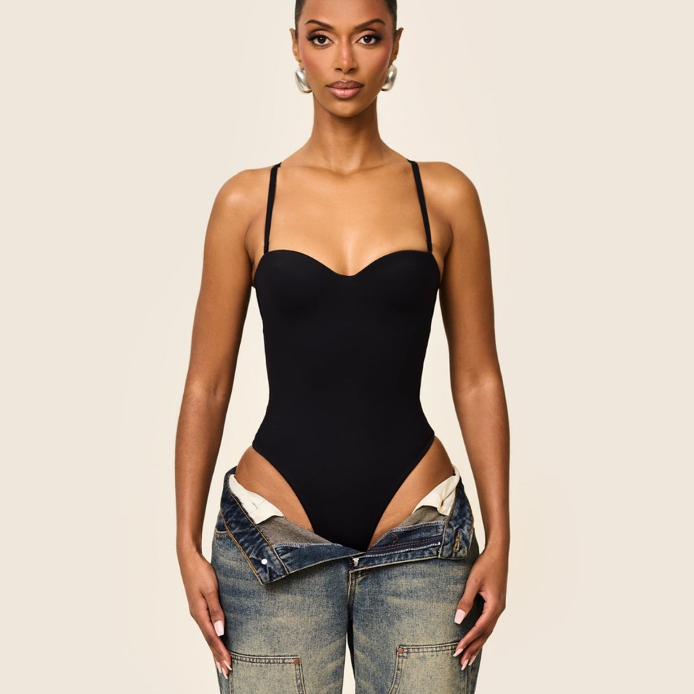 NWT Mars the Label: Sculpt Bodysuit in Black
